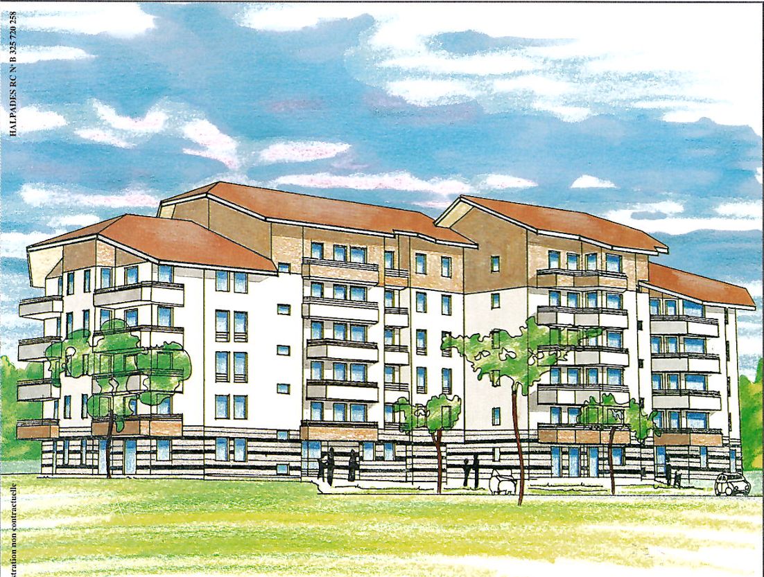 Projet de résidence en construction Les Orpellieres